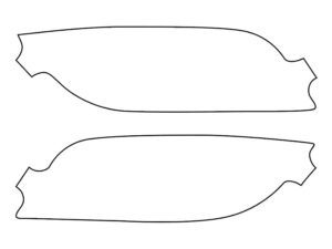 2022-2025 Jeep Compass, All, Rear Marker Cover Film