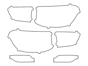 2022-2025 Jeep Compass, Trailhawk, Tail Light Cover Film