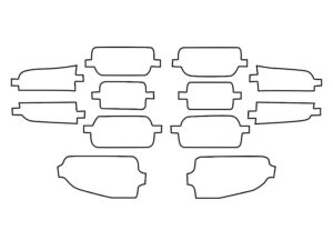 2020-2025 Jeep Gladiator JT, Rubicon, Overland, Mojave, Tail Light Cover Film