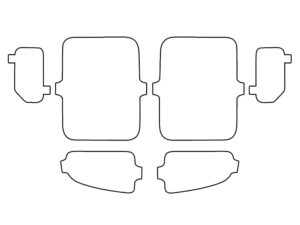 2020-2025 Jeep Gladiator JT, Sport, Sport S, Tail Light Cover Film