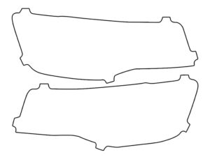 2014-2022 Jeep Grand Cherokee, HID WK, Headlight Cover Film Halogen Light