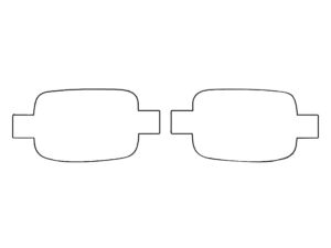 2021-2025 Jeep Grand Cherokee, L Overland, Fog Light Cover Film