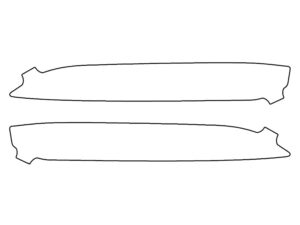 2021-2025 Jeep Grand Cherokee, L Overland, Rear Marker Cover Film