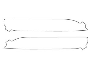 2022-2025 Jeep Grand Cherokee, Laredo, Altitude, Limited, Summit, Rear Marker Cover Film