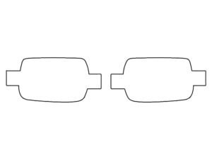 2022-2025 Jeep Grand Cherokee, Overland, Trailhawk, Fog Light Cover Film