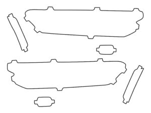 2022-2025 Jeep Grand Cherokee, Overland, Trailhawk, Headlight Cover Film