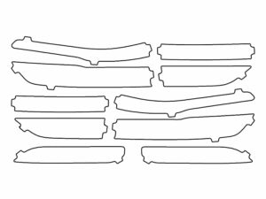 2022-2025 Jeep Grand Cherokee, Overland, Trailhawk, Tail Light Cover Film