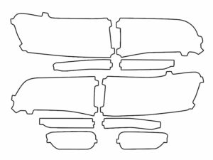 2014-2022 Jeep Grand Cherokee, WK LED, Tail Light Cover Film