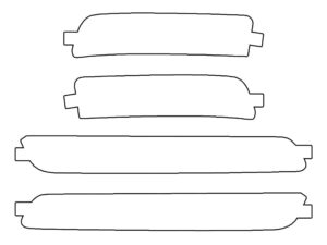 2022-2025 Jeep Grand Wagoneer, All, Rear Marker Cover Film