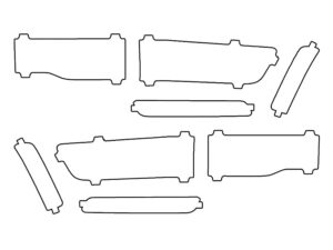 2022-2025 Jeep Grand Wagoneer, All, Tail Light Cover Film