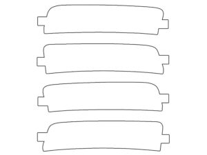 2022-2025 Jeep Wagoneer, All, Side Marker Cover Film