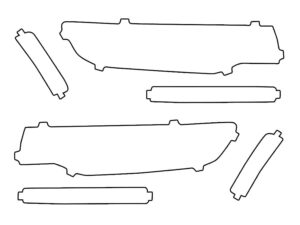 2022-2025 Jeep Wagoneer, All, Headlight Cover Film