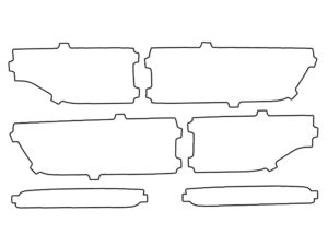 2022-2025 Jeep Wagoneer, All, Tail Light Cover Film