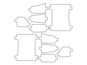 2018-2023 Jeep Wrangler JL/JLU, All With LED Option, Tail Light Cover Film