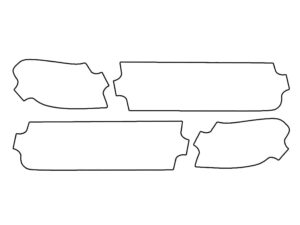 2018-2023 Jeep Wrangler JL/JLU, All With LED Option, Turn Signal Lens Cover Film