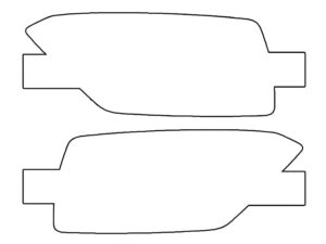 2022-2025 Kia Forte FE, LX, Rear Marker Cover Film