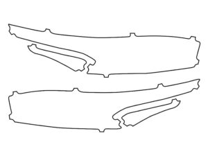 2022-2025 Kia Forte FE, LX, Headlight Cover Film