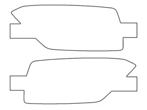 2022-2025 Kia Forte, GT-Line, Rear Marker Cover Film