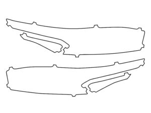 2022-2025 Kia Forte, GT-Line, Headlight Cover Film