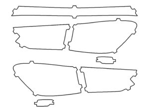 2022-2025 Kia Forte, GT-Line, Tail Light Cover Film