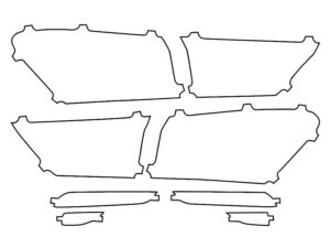 2019-2021 Kia Forte Sedan, All, Tail Light Cover Film