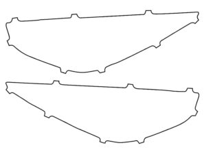 2020-2022 Kia Niro, Base Plug-In, Headlight Cover Film