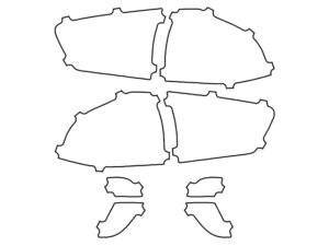 2020-2022 Kia Niro, Base Plug-In, Tail Light Cover Film