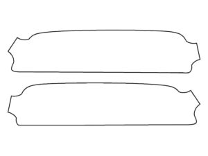 2020-2022 Kia Niro, EV, Rear Marker Cover Film