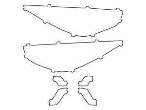 2020-2022 Kia Niro, EV, Headlight Cover Film