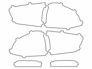 2020-2022 Kia Niro, EV, Tail Light Cover Film