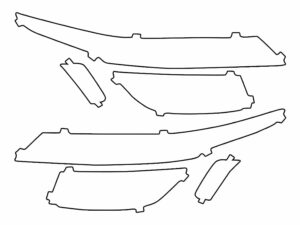 2024-2025 Kia Seltos, All, Headlight Cover Film