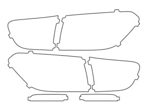 2019-2020 Kia Sorento, SX, Tail Light Cover Film