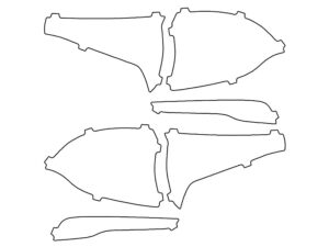 2023-2025 Kia Sportage, All, Tail Light Cover Film