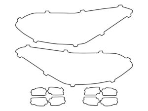 2020-2022 Kia Sportage, SX, Headlight Cover Film