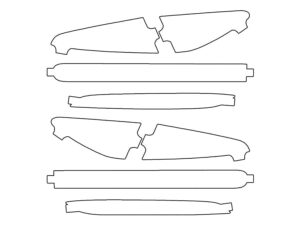 2018-2021 Kia Stinger, All, Rear Marker Cover Film