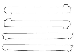 2022-2023 Kia Stinger, All, Rear Marker Cover Film