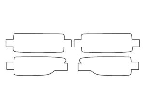 2023-2025 Kia Telluride, All, Fog Light Cover Film