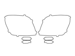 2023-2025 Kia Telluride, All, Headlight Cover Film