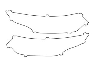 2020-2025 Land Rover Discovery, Sport, Headlight Cover Film