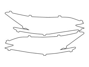 2019-2025 Lexus ES, All, Headlight Cover Film