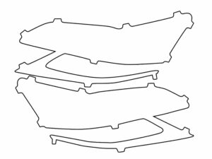 2016-2020 Lexus GS, All, Headlight Cover Film