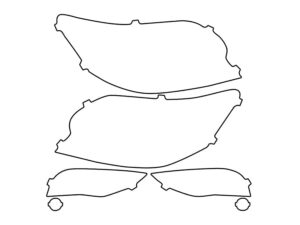 2014-2023 Lexus GX, All, Headlight Cover Film