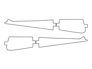 2021-2025 Lexus IS, Sedan, Reverse Light Cover Film