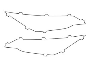 2021-2025 Lexus IS, Sedan, Headlight Cover Film