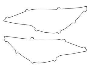 2021-2025 Lexus LS, All, Headlight Cover Film