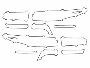 2021-2025 Lexus LS, All, Tail Light Cover Film