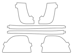 2016-2021 Lexus LX, All, Rear Marker Cover Film