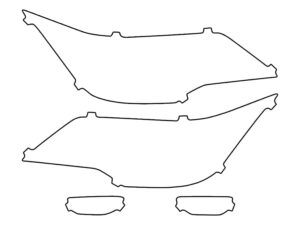 2022-2025 Lexus LX, All, Headlight Cover Film