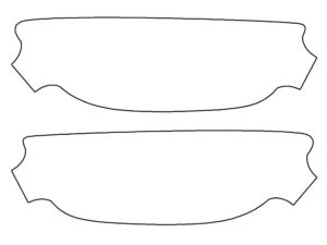 2022-2025 Lexus LX, F-Sport, Fog Light Cover Film