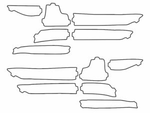 2022-2025 Lexus LX, F-Sport, Tail Light Cover Film